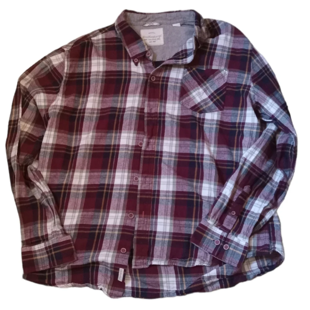 Weatherproof Mens long sleeve front pocket flannel shirt. - Picture 1 of 4